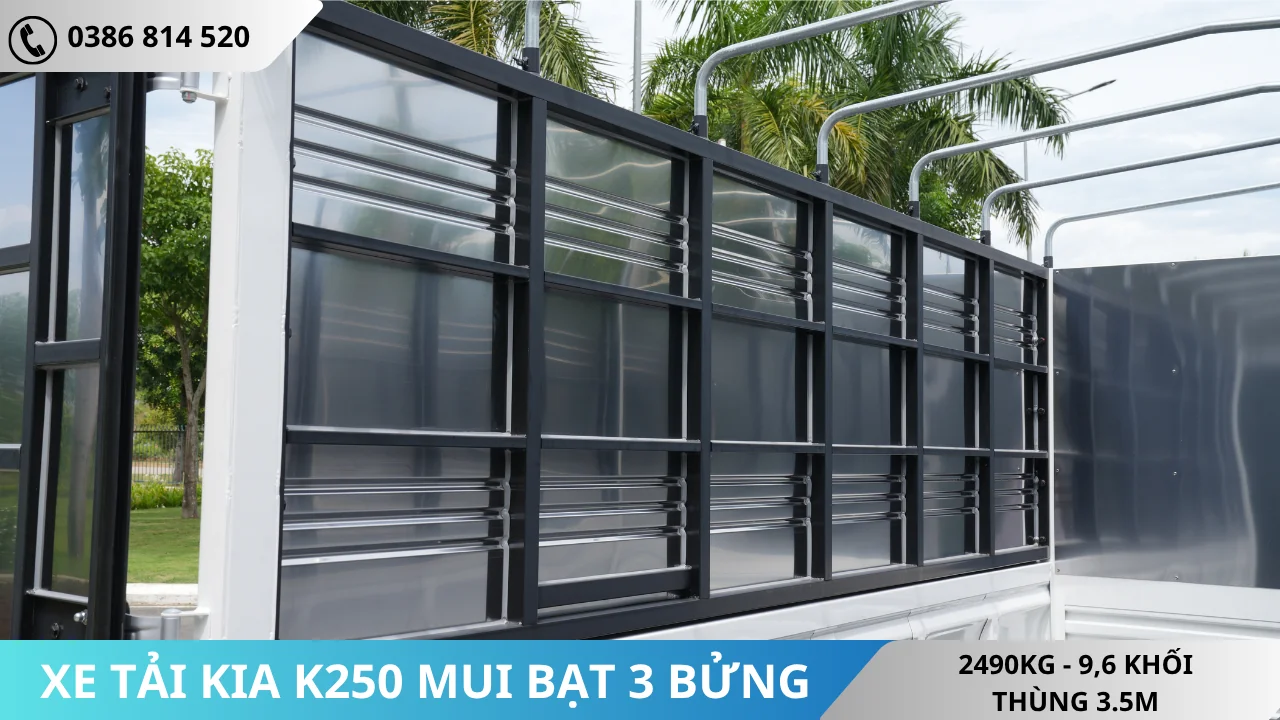 VÁCH THÙNG MUI BẠT MỞ 3 BỬNG