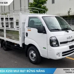 XE TẢI KIA K250 MUI BẠT BỬNG NÂNG Xe tải Kia K250 mui bạt bửng nâng