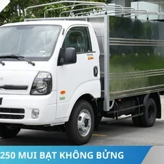 XE TẢI KIA K250 MUI BẠT KHÔNG BỬNG Xe tải Kia K250 thùng mui bạt không bửng