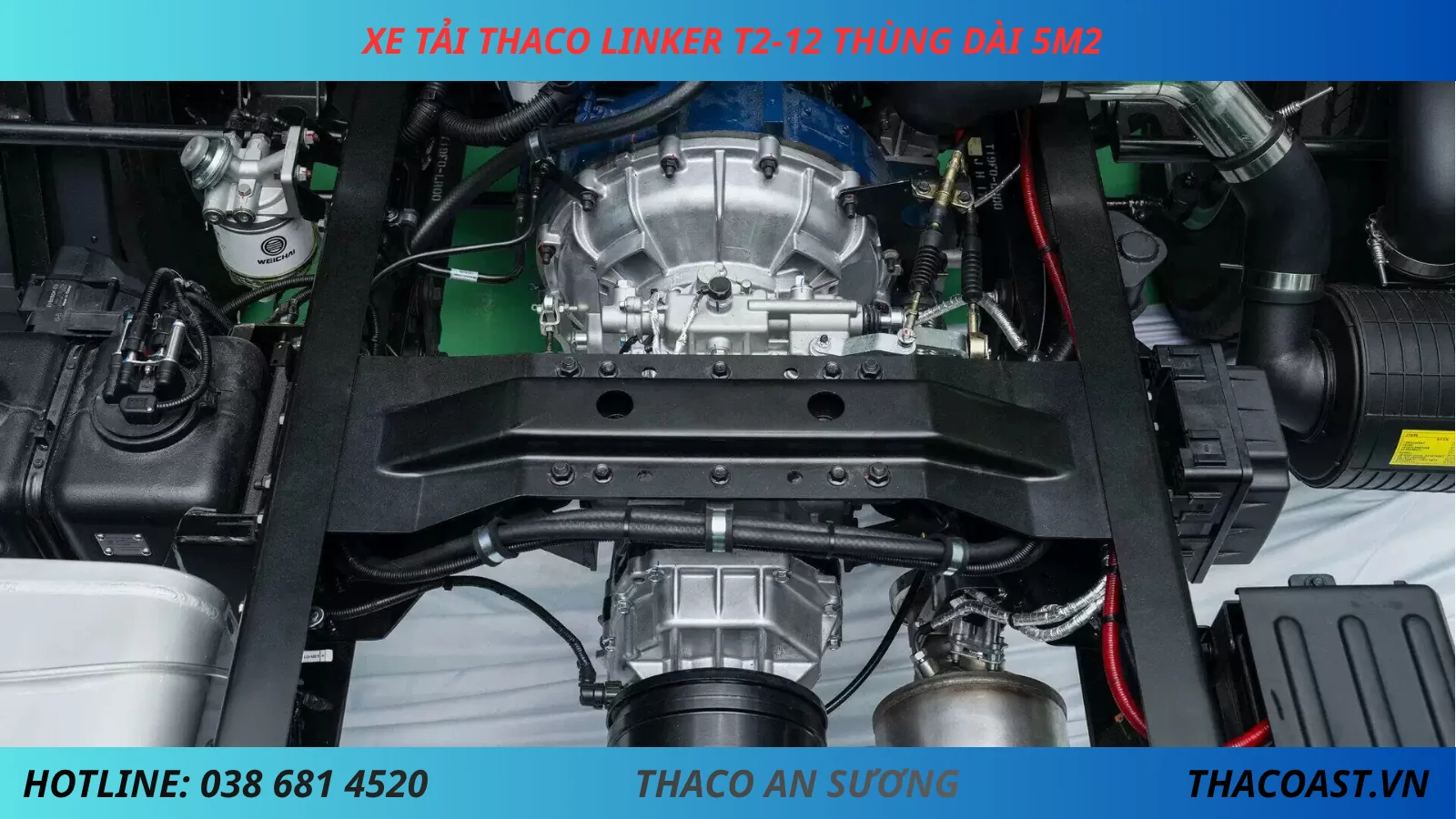 HỘP SỐ THACO LINKER T2-12 THÙNG DÀI 5M2