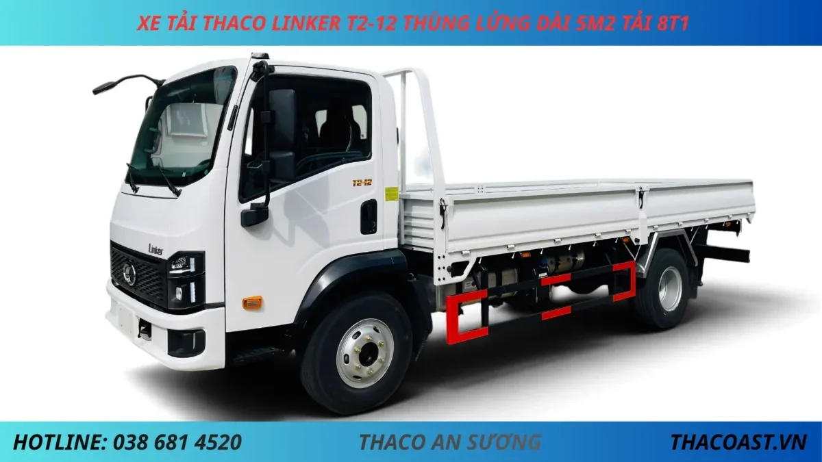 XE TẢI 8 TẤN THACO LINKER T2-12 THÙNG LỬNG DÀI 5M2