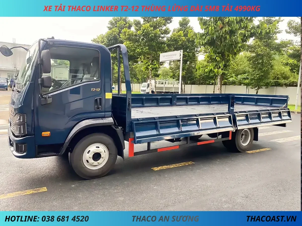 XE TẢI 5 TẤN THACO LINKER T2-12 THÙNG LỬNG DÀI 5M8