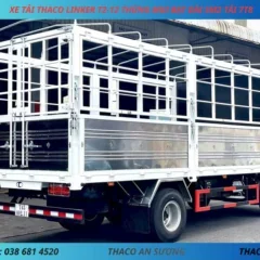 XE TẢI THACO LINKER T2-12 THÙNG MUI BẠT DÀI 5M2 TẢI 7T8 (3) XE TẢI 8 TẤN THACO LINKER T2-12 THÙNG MUI BẠT DÀI 5M2
