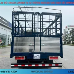 XE TẢI THACO LINKER T2-12 THÙNG MUI BẠT DÀI 5M8 TẢI 4990KG (3) XE TẢI 5 TẤN THACO LINKER T2-12 THÙNG MUI BẠT DÀI 5M8