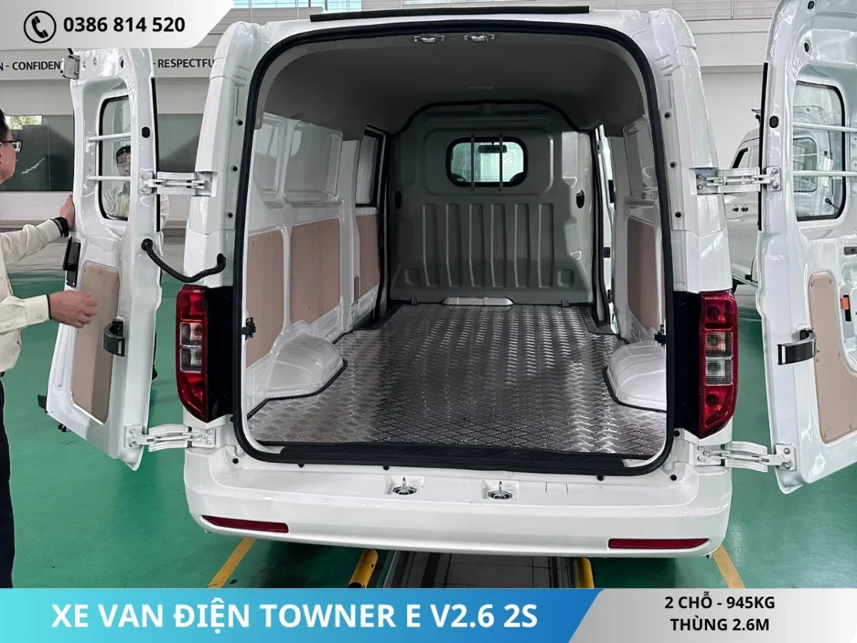 XE VAN ĐIỆN TOWNER E V2.6 2S (2) XE VAN ĐIỆN TOWNER E V2.6 2S