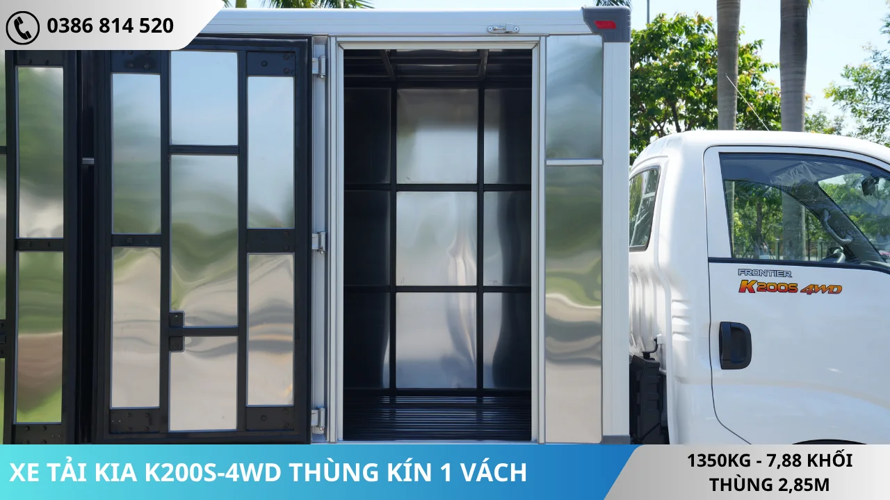 CỬA HÔNG THÙNG KÍN KIA K200S-4WD