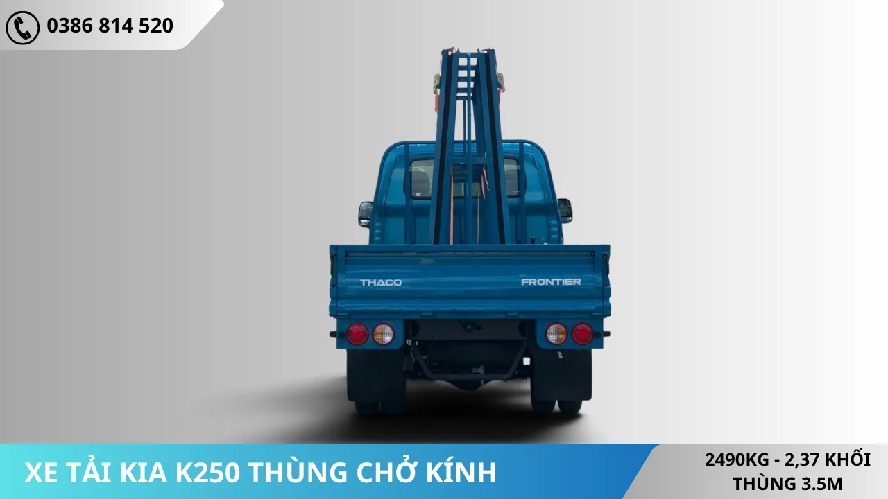 ĐUÔI XE KIA K250 GÁ CHỞ KÍNH