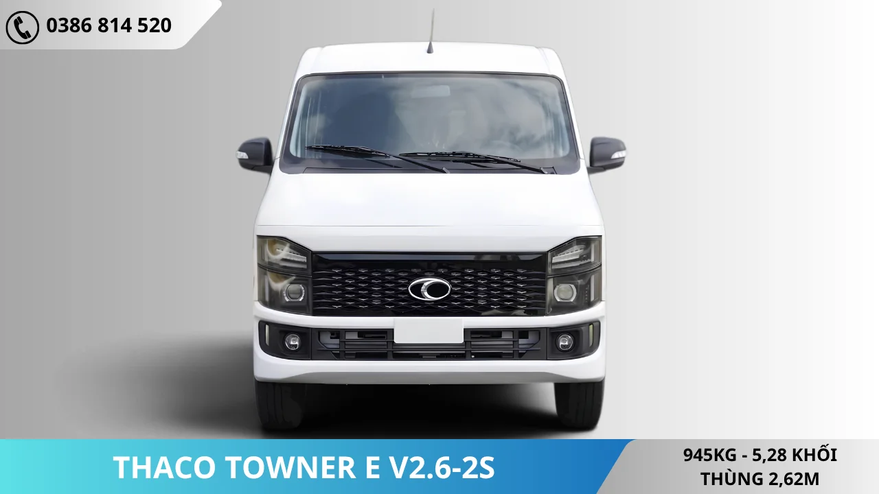 Đầu xe Xe van điện Thaco Towner E V2.6-2S