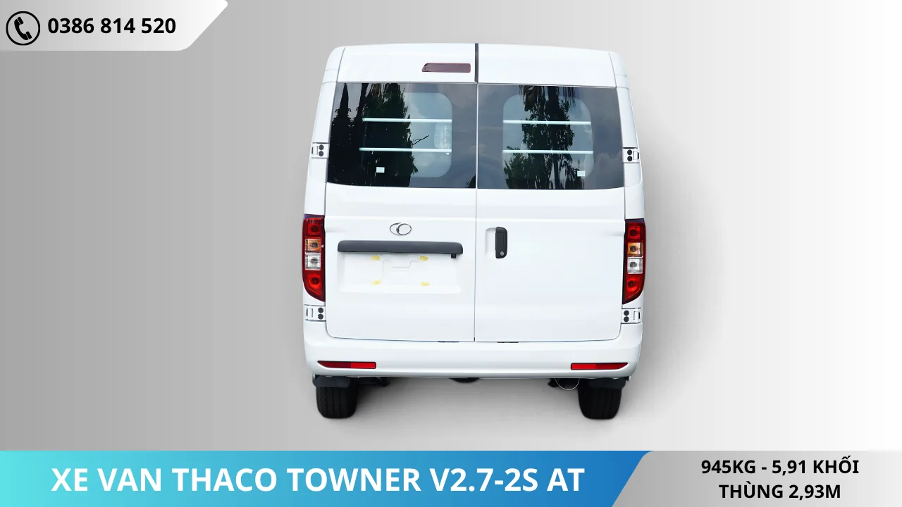 Đuôi Xe van Thaco Towner V2.7-2S-AT