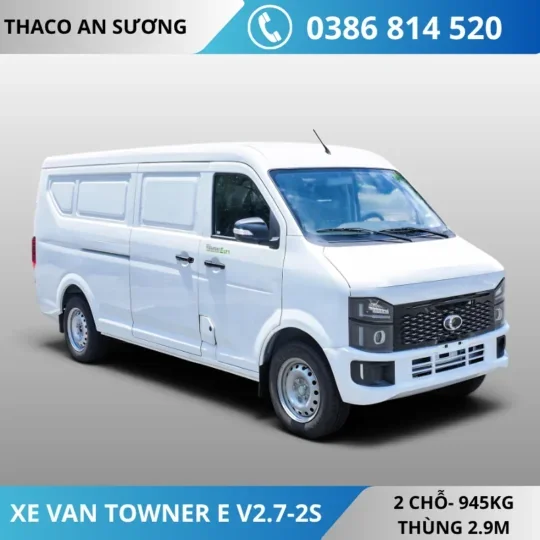 Xe van điện Thaco Towner E V2.7-2S