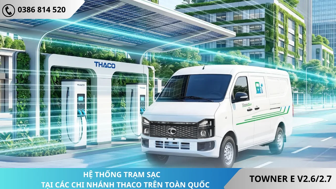 Hệ thống trạm sạc Thaco