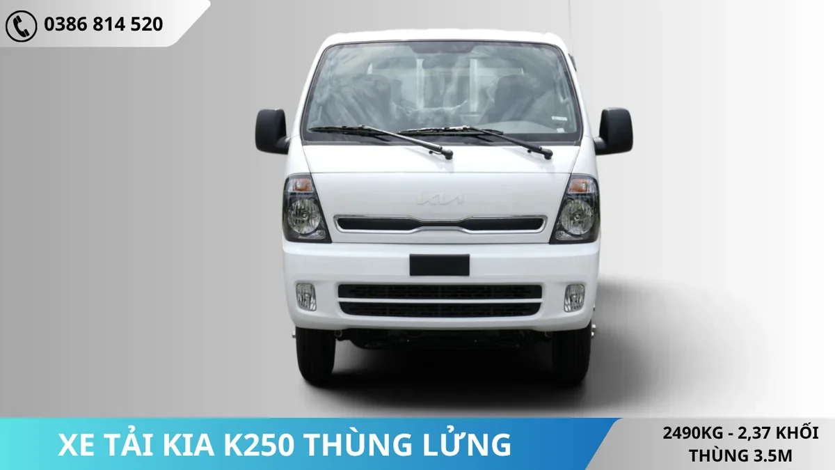MẶT ĐẦU XE TẢI KIA K250 THÙNG LỬNG