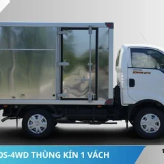 Mặt bên xe tải Kia K200S-4WD thùng kín 1 vách