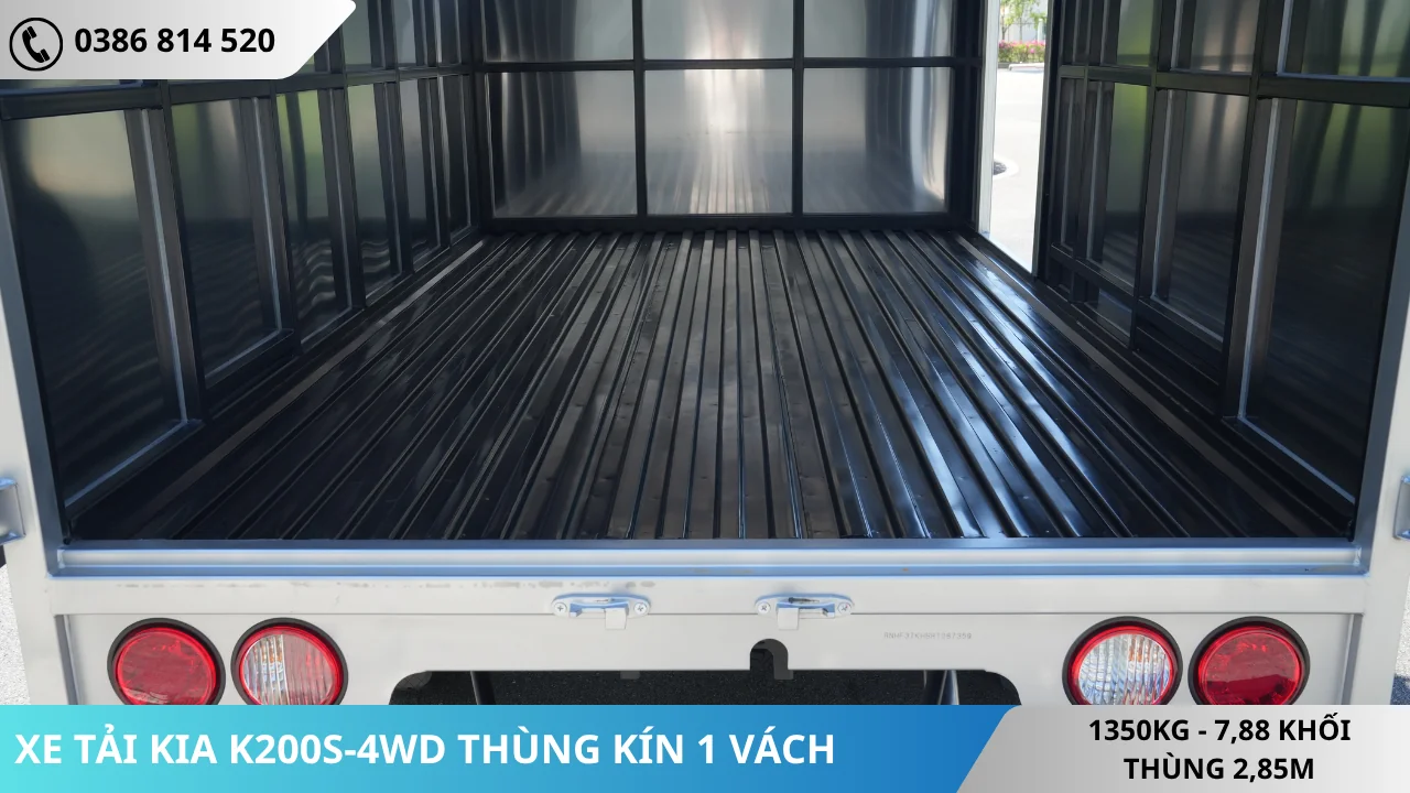 SÀN THÙNG KÍN KIA K200S-4WD