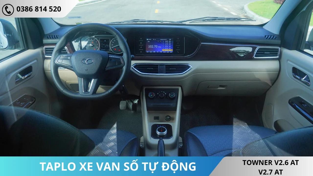 Taplo Xe van số tự động Thaco Towner