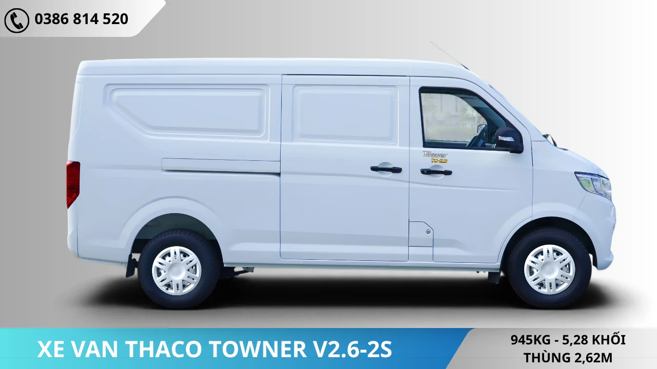 Thân Xe van Thaco Towner V2.6-2S