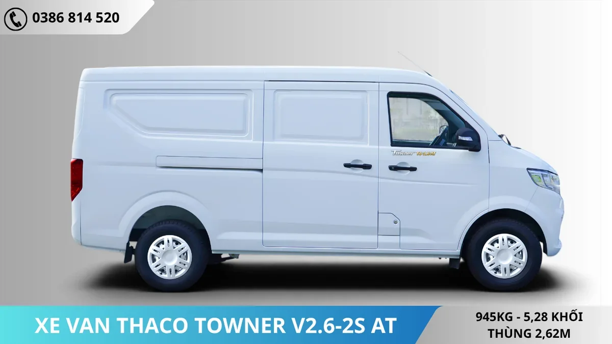 Thân Xe van Thaco Towner V2.6-2S-AT (2) Thân Xe van Thaco Towner V2.6-2S-AT