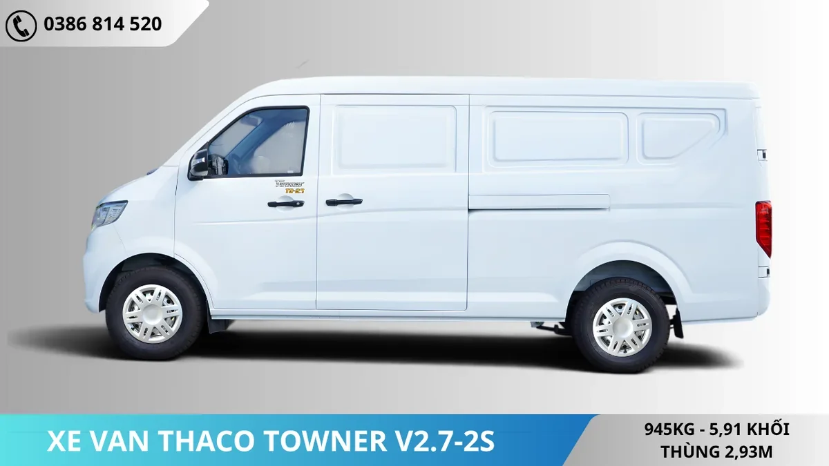 Thân Xe van Thaco Towner V2.7-2S Thân Xe van Thaco Towner V2.7-2S