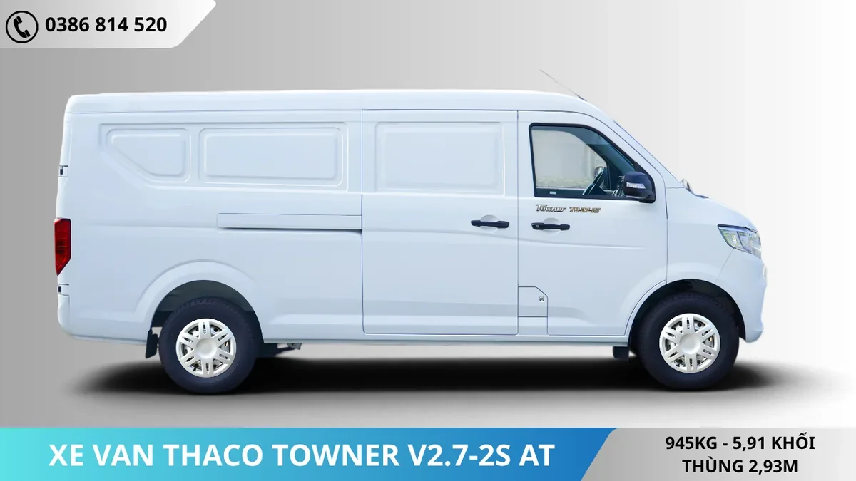 Thân Xe van Thaco Towner V2.7-2S-AT (2) Thân Xe van Thaco Towner V2.7-2S-AT