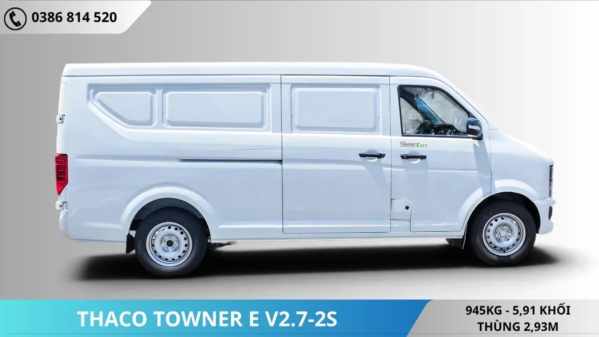 Thân Xe van điện Thaco Towner E V2.7-2S (2)
