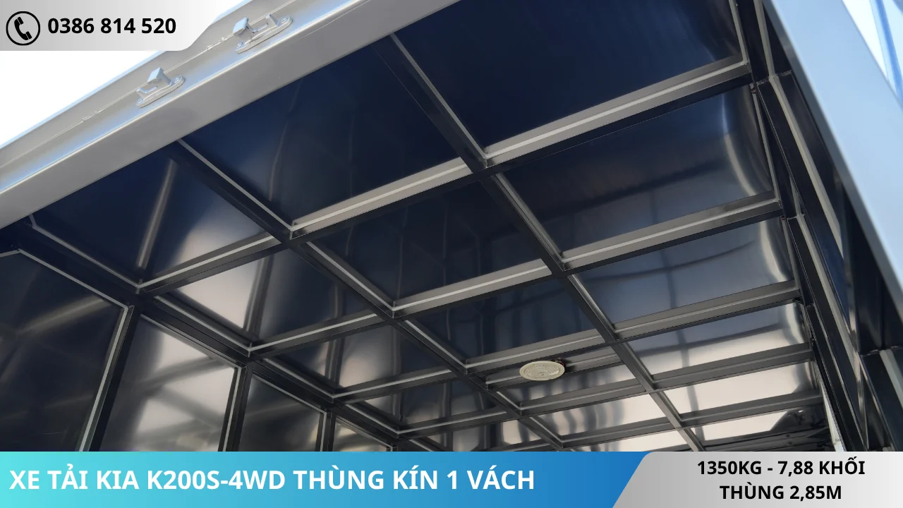 TRẦN THÙNG KIA K200S-4WD THÙNG KÍN