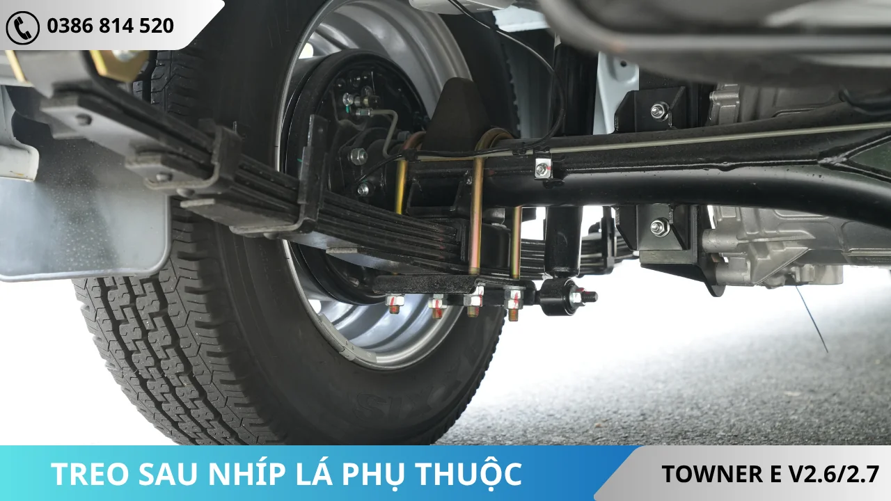 Treo sau phụ thuộc nhíp lá Towner EV