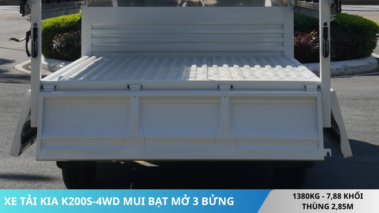 VÁCH BỬNG KIA K200S-4WD MUI BẠT 3 BỬNG
