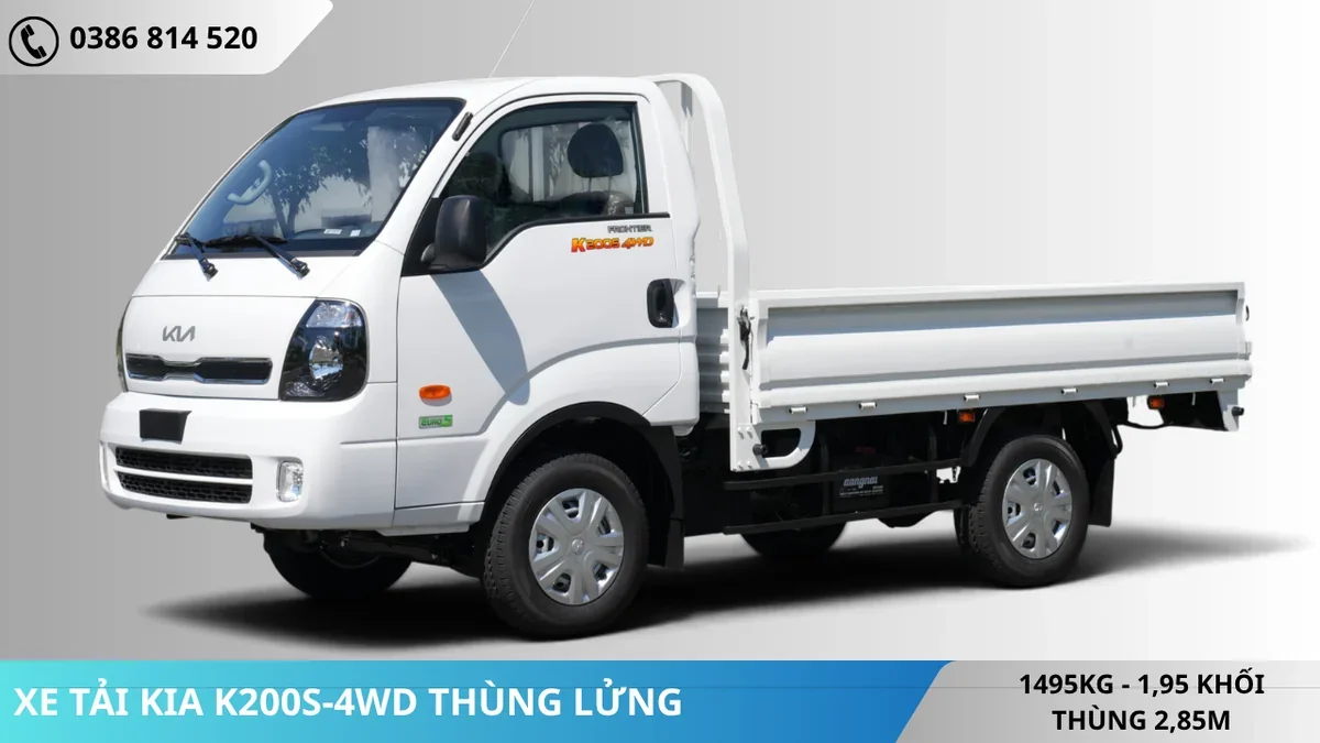 XE TẢI KIA K200S-4WD THÙNG LỬNG (2) XE TẢI KIA K200S-4WD THÙNG LỬNG