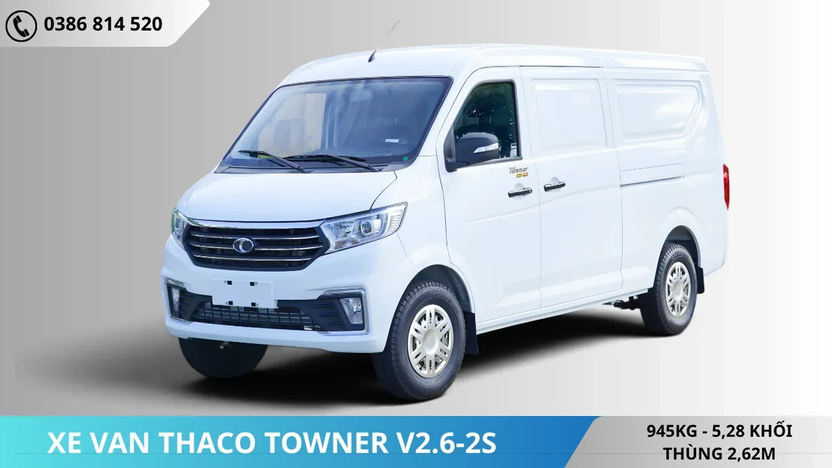 Xe Van THACO TOWNER V2.6-2S Xe Van THACO TOWNER V2.6-2S