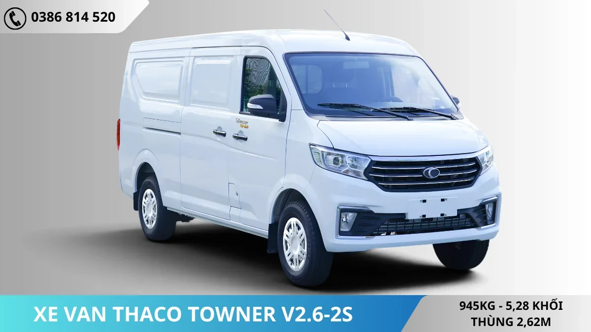Xe Van THACO TOWNER V2.6-2S (2) Xe Van THACO TOWNER V2.6-2S
