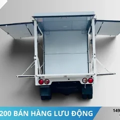 Xe tải Kia K200 bán hàng lưu động Đuôi Xe tải Kia K200 bán hàng lưu động