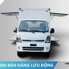 Xe tải Kia K200 bán hàng lưu động (3) Đuôi Xe tải Kia K200 bán hàng lưu động