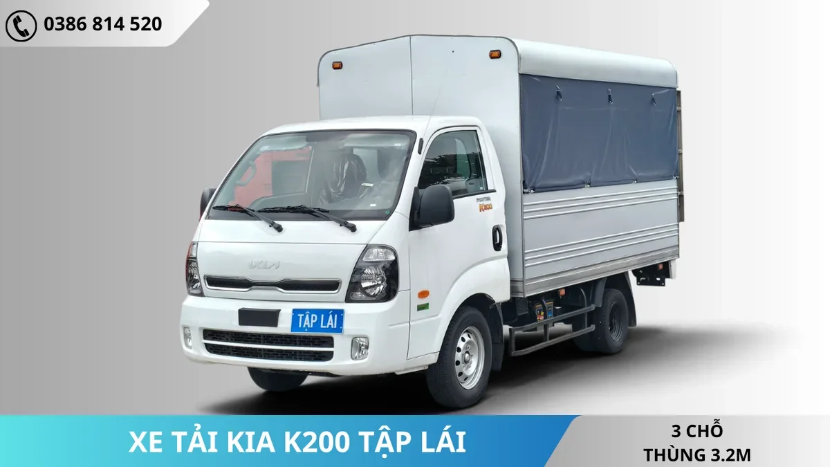 Xe tải Kia K200 tập lái