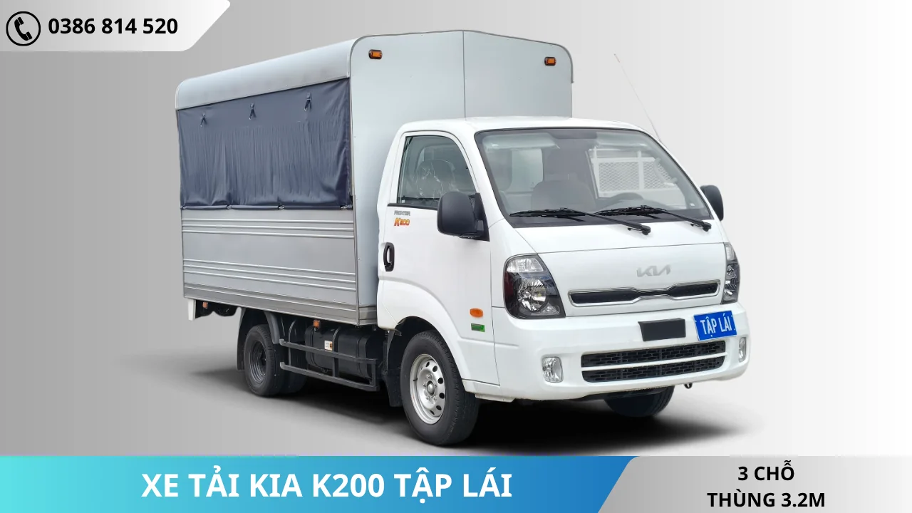 Xe tải Kia K200 tập lái mới 