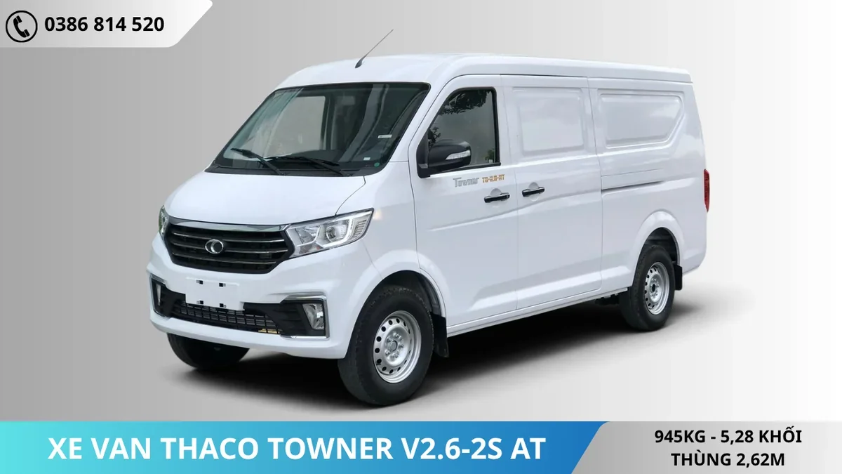 Xe van Thaco Towner V2.6-2S-AT Xe van Thaco Towner V2.6-2S-AT