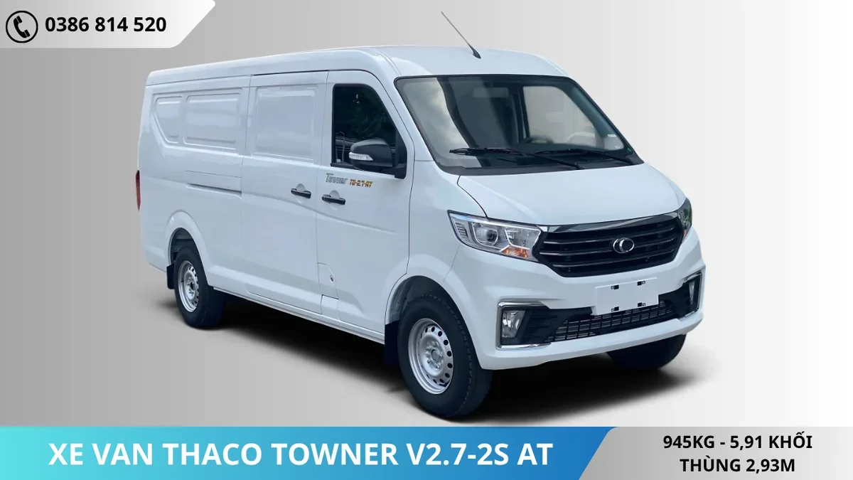 Xe van Thaco Towner V2.7-2S-AT Xe van Thaco Towner V2.7-2S-AT