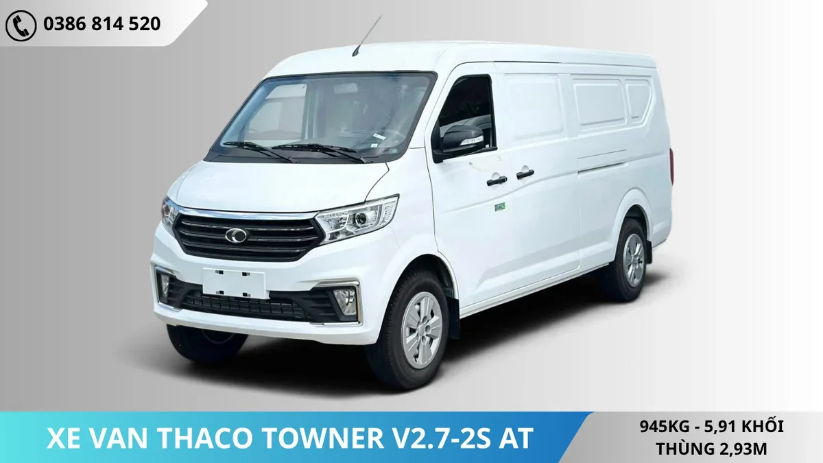 Xe van V2.7-2S-AT Xe van Thaco Towner V2.7-2S-AT