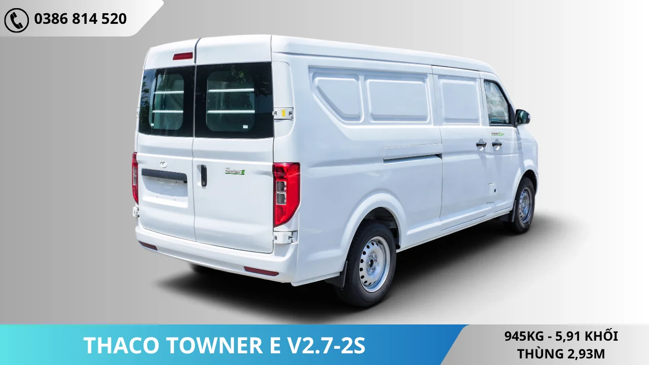 Xe van điện Thaco Towner E V2.7-2S