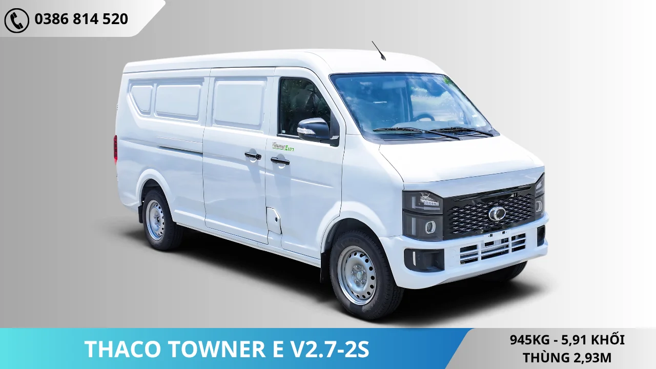Xe van điện Thaco Towner E V2.7-2S
