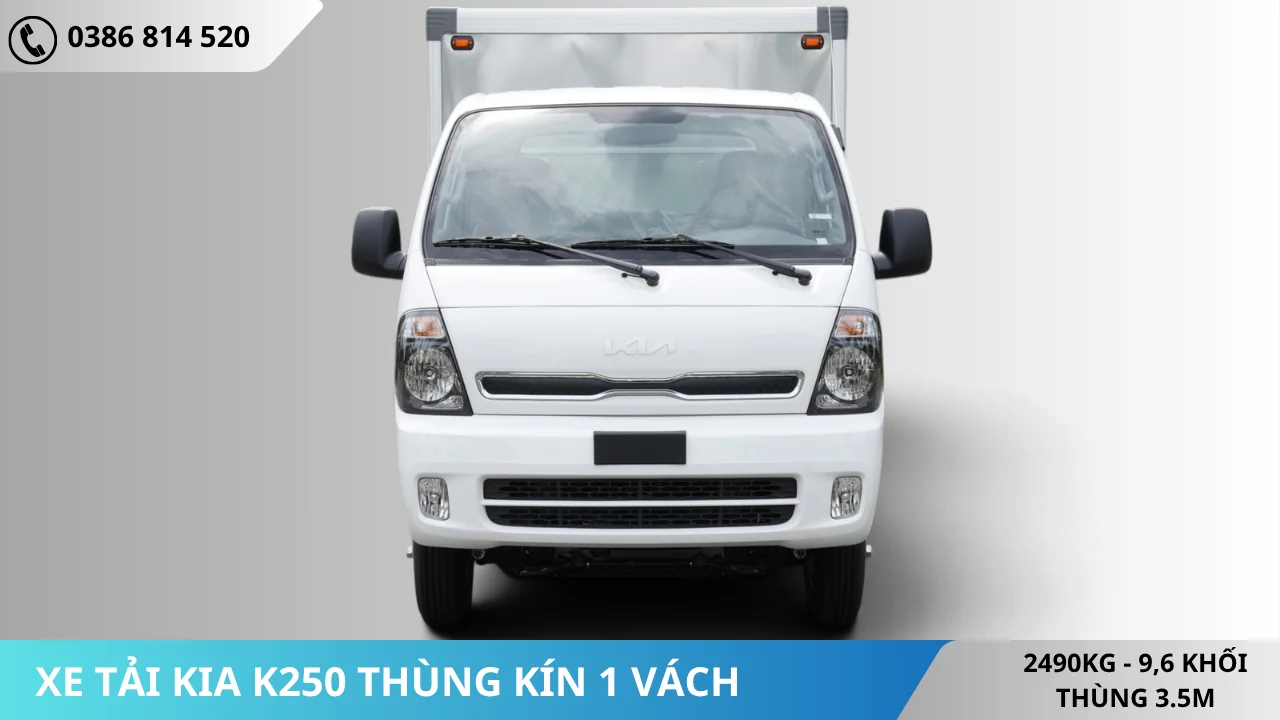 Mặt đầu Xe tải Kia K250 thùng kín