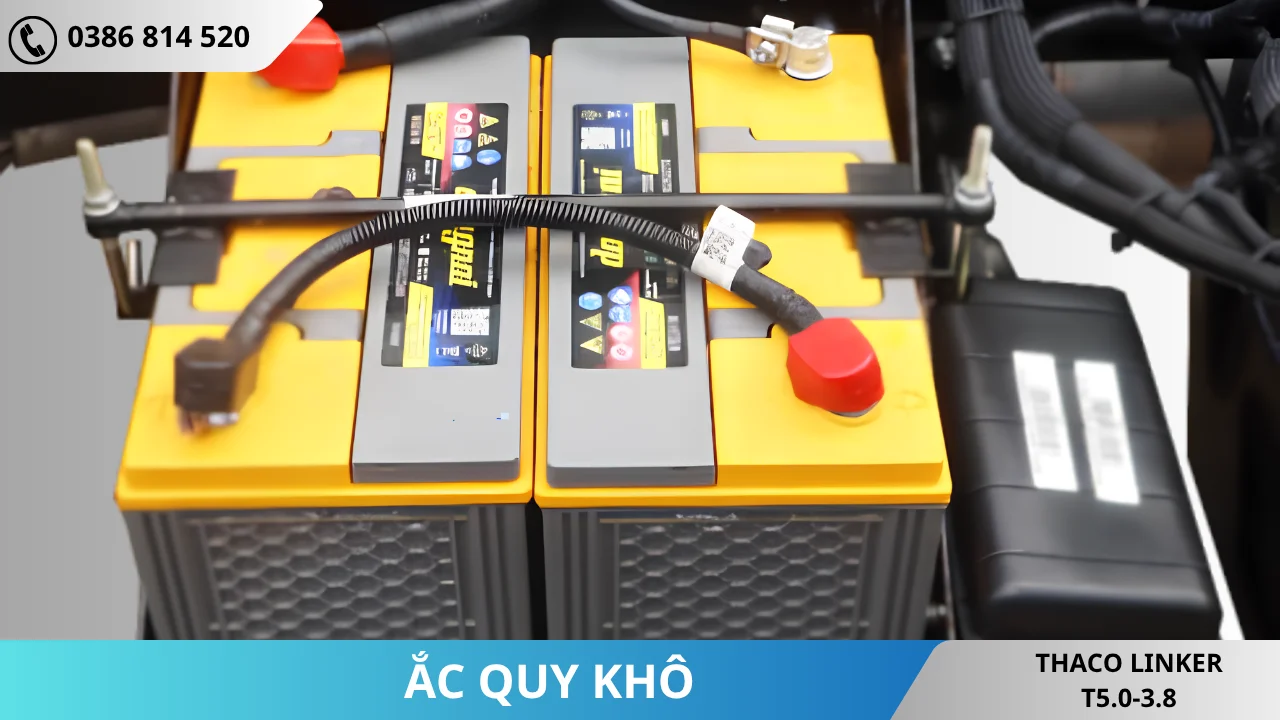 Ắc quy khô Thaco Linker T5.0-3.8