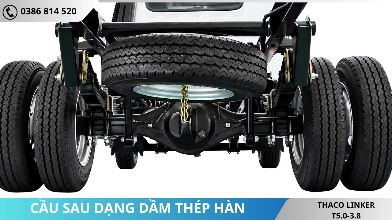 Cầu sau dầm thép hàn Thaco Linker T5.0-3.8