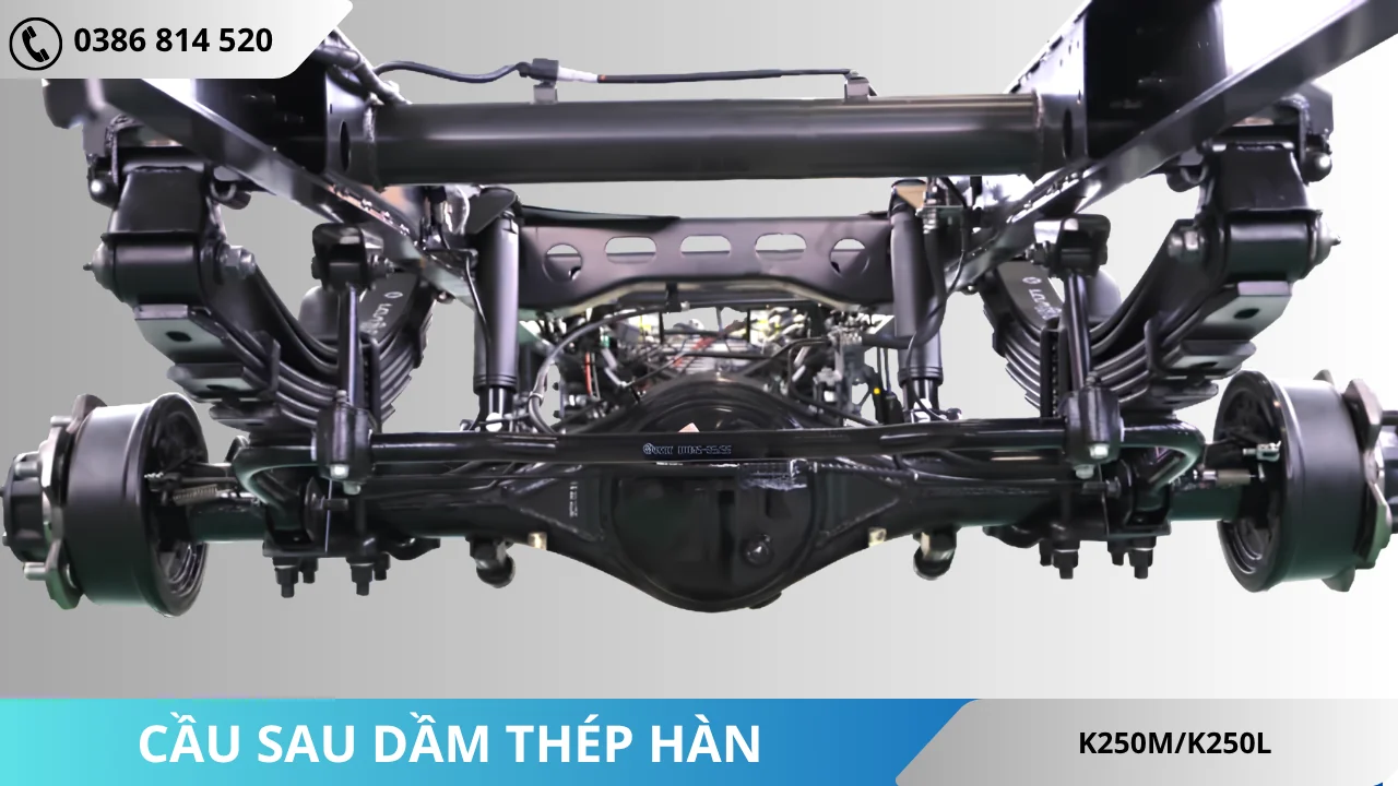 Cầu sau dầm thép hàn K250M và K250l