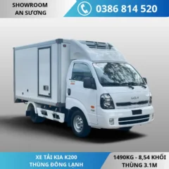 HÌNH NỀN WEB KIA K200 ĐÔNG LẠNH DL1 Xe tải Kia K200 thùng đông lạnh