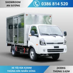 Xe tải Kia K250M thùng kín dài 3m62 tải 2430kg