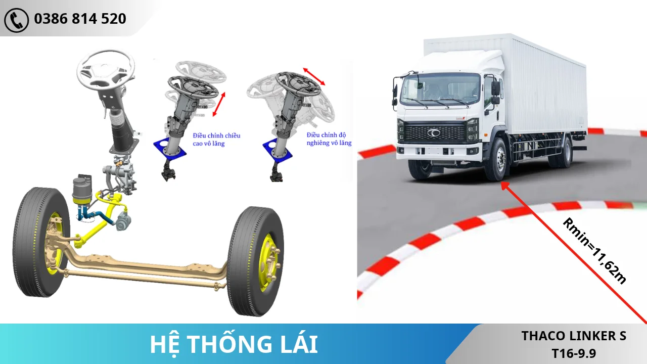 Hệ thống lái Thaco Linker S T16-9.9 
