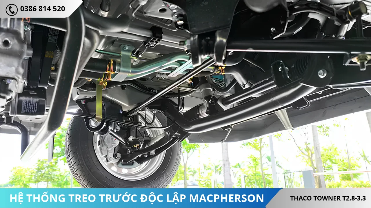 Hệ thống treo trước xe tải Thaco Towner