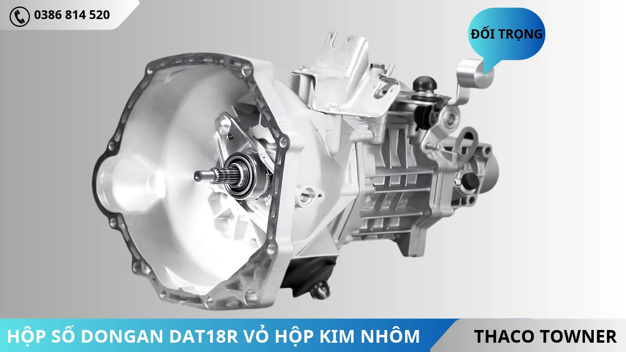 Hộp số DONGAN DAT18R Vỏ hợp kim nhôm