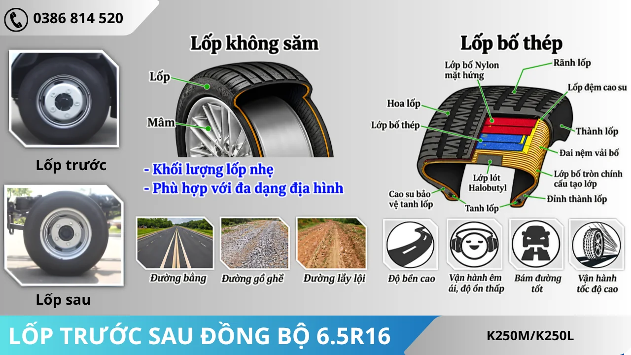 Lốp 6.5R16