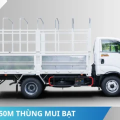 Mặt bên Xe tải Kia K250M thùng mui bạt (2) Mặt hông K250M thùng mui bạt